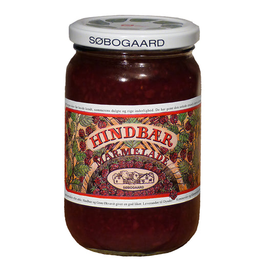 Hindbær Marmelade fra Søbogaard
